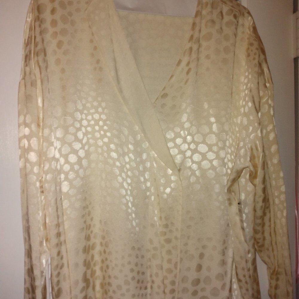 Beautiful creamy blouse